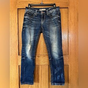 Buckle BKE denim low-rise skinny jeans (size 27)